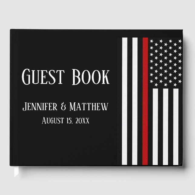 Thin Red Line Guest Book (Front)