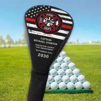 Firefighter Golf Head Cover 