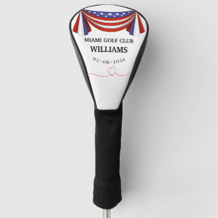 Thin Red Line Personalized Firefighter Monogram Go Golf Head Cover