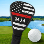 Thin Red Line Personalized Firefighter Monogram Golf Head Cover<br><div class="desc">Are you looking for a unique and personalized gift for the golfer in your life who also happens to be a firefighter or a supporter of the fire department? Look no further! Our collection of golf gifts combines the love for golf with the admiration for our brave firemen and women....</div>