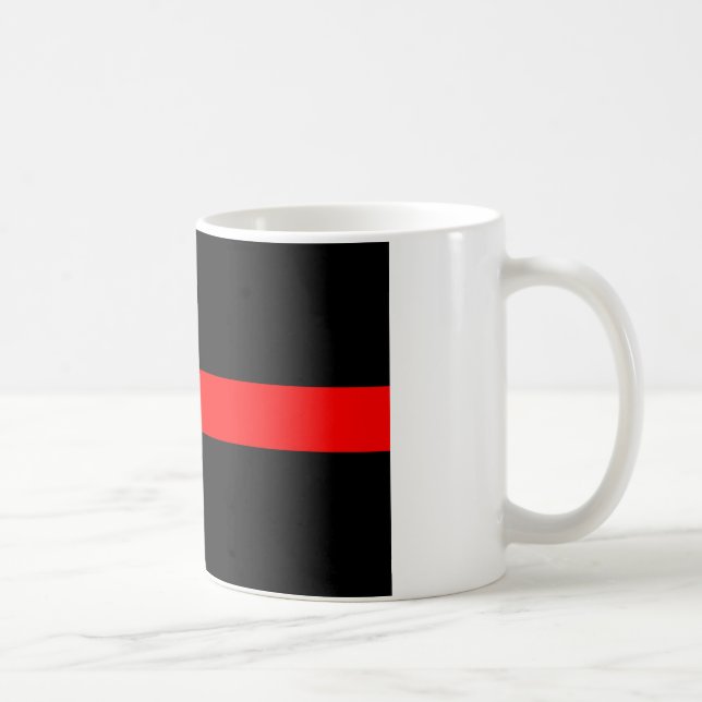 thin red line police law coffee mug (Right)