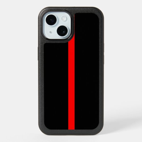 Thin Red Line Symbol on iPhone 15 Case