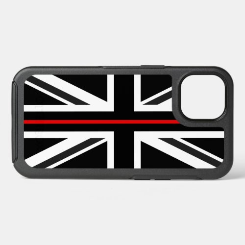 Thin Red Line UK Flag iPhone 13 Case