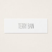 Thin Simple Minimal Center Front and Back (Front)