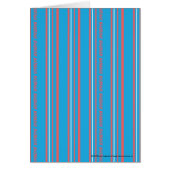 Thin Stripes Aqua (Front)