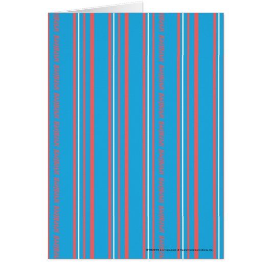 Thin Stripes Aqua (Front)