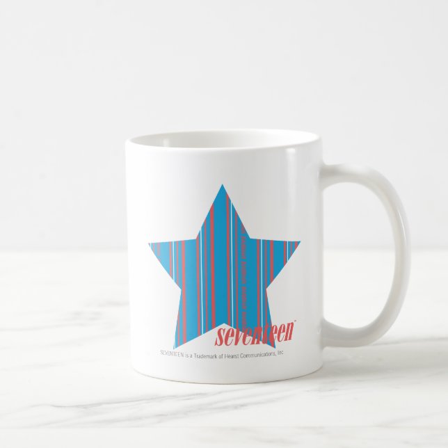 Thin Stripes Aqua 2 Coffee Mug (Right)