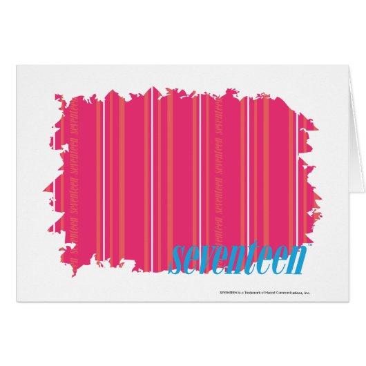 Thin Stripes Magenta 2 Cards (Front Horizontal)