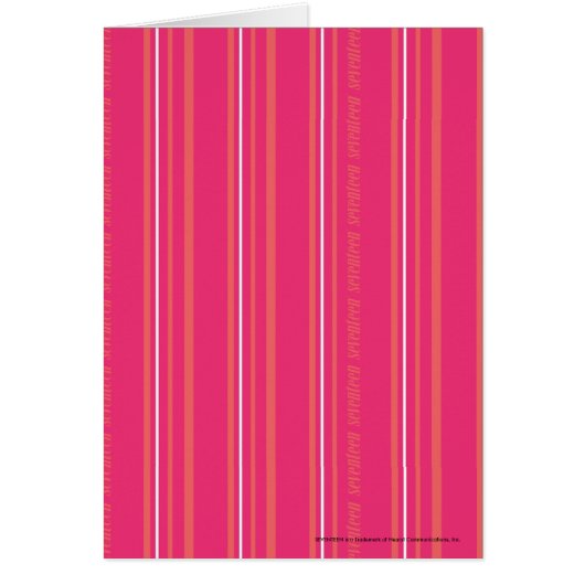Thin Stripes Magenta Cards (Front)