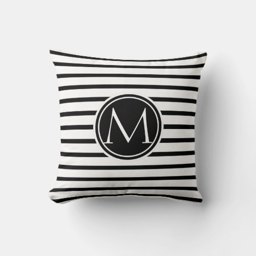 Thin Stripes Pattern Throw Pillow