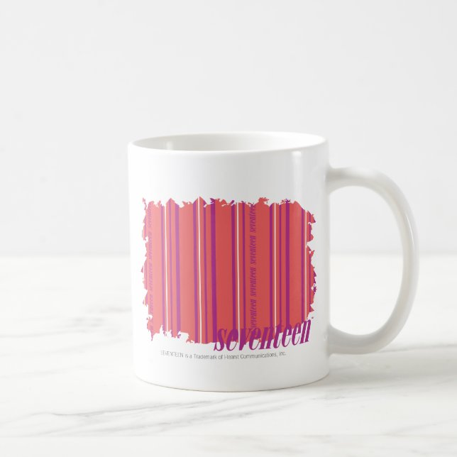 Thin Stripes Pink 2 Coffee Mug (Right)