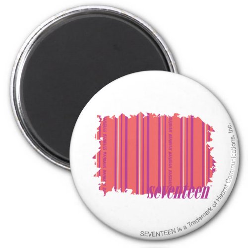 Thin Stripes Pink 2 Magnet