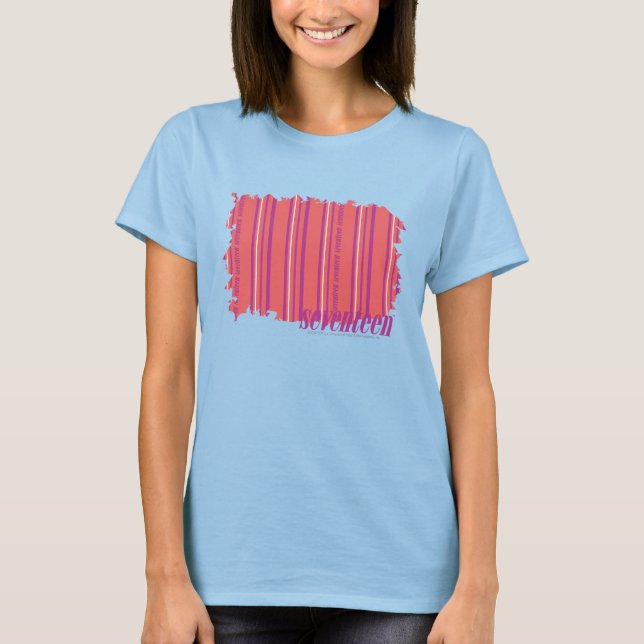 Thin Stripes Pink 2 T-Shirt (Front)