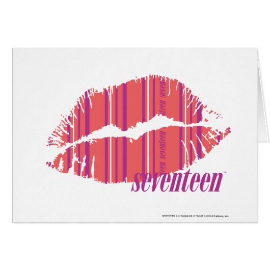 Thin Stripes Pink Cards (Front Horizontal)