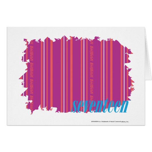 Thin Stripes Purple 2 Cards (Front Horizontal)