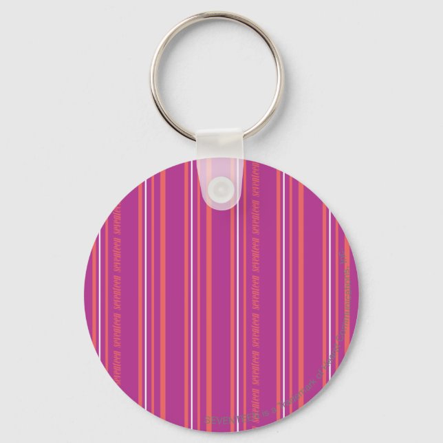 Thin Stripes Purple Keychain (Front)