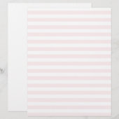 Thin Stripes - White and Pale Pink (Front/Back)