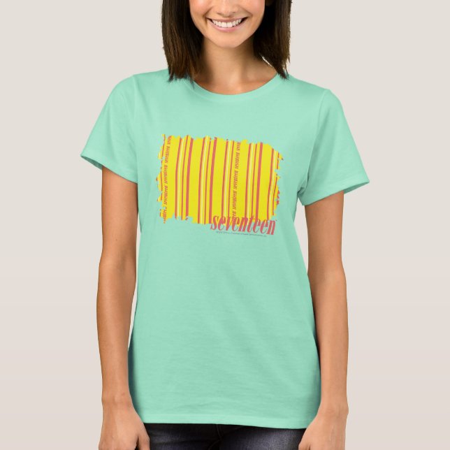 Thin Stripes Yellow 2 T-Shirt (Front)