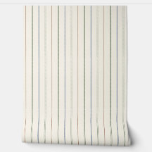Thin Vertical Stripe Pattern Boho Neutral Earthy