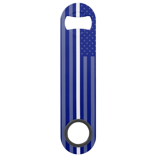 Thin White Line Doc/Nurse/EMS Bar Key (Front)