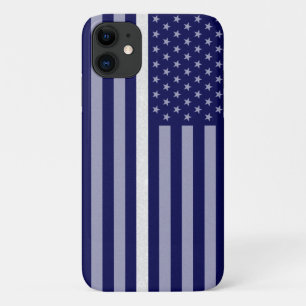 Thin White Line Doc/Nurse/Paramedic Glitter Flag iPhone 11 Case