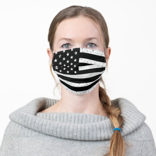 Thin White Line _ EMS Adult Cloth Face Mask