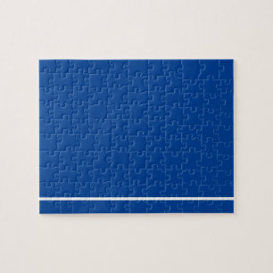 Thin White Line Frustrating Blue Joke Jigsaw Puzzle