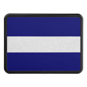 Thin White Line Glitter Hitch Cover