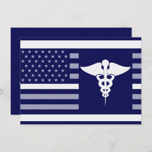 Thin White Line Symbol Invitation
