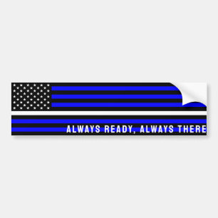 Thin White Line (USA) Bumper Sticker