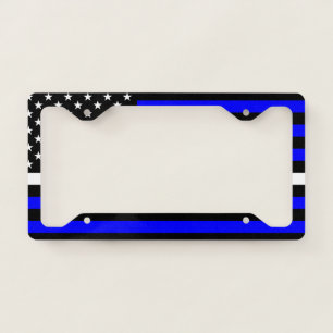 Thin White Line (USA) License Plate Frame