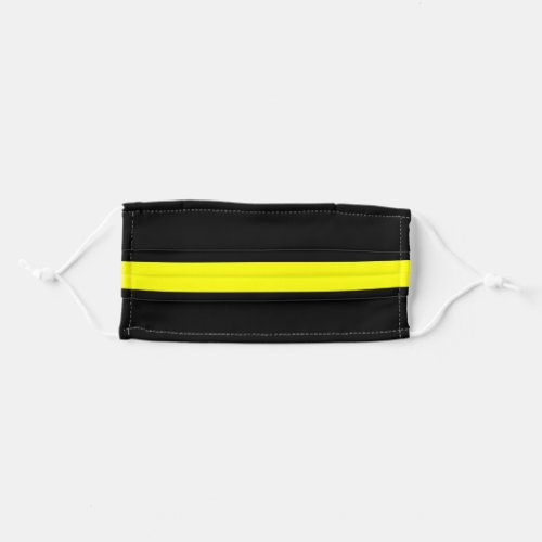 Thin Yellow Line Adult Cloth Face Mask