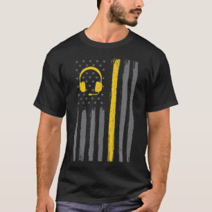 Thin yellow line american 911 dispatcher gift T-Shirt