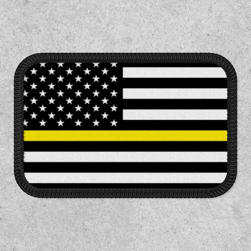 Thin Yellow Line American Flag Patch
