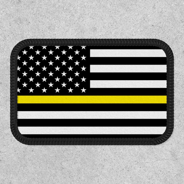 Thin Yellow Line American Flag Patch (Front)