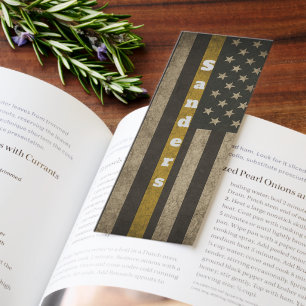Thin Yellow Line Bookmark – 911 Dispatcher Support