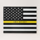 Thin Yellow Line Dispatcher American Flag Monogram