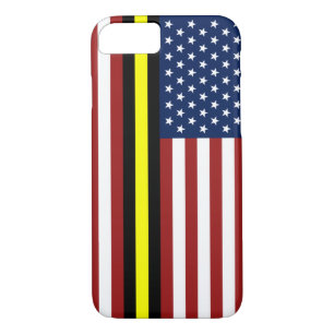 Thin Yellow Line Dispatcher Flag iPhone 8/7 Case