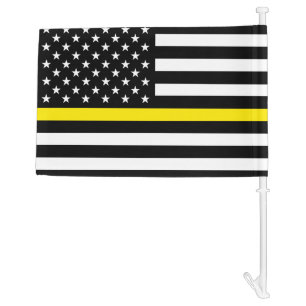 Thin Yellow Line Dispatchers Flag