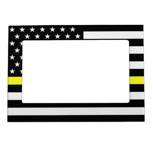 Thin Yellow Line Flag Magnetic Frame