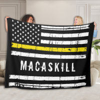 Thin Yellow Line  Flag Personalized Dispatcher