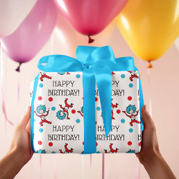 Thing 1 Thing 2 | Happy Birthday Wrapping Paper