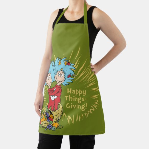 Thing 1 Thing 2 Happy Things_Giving Apron
