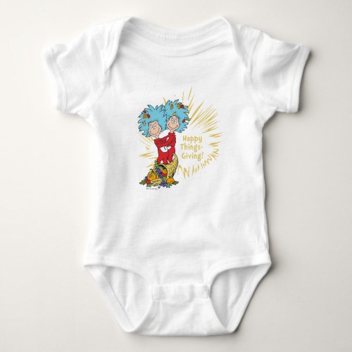 Thing 1 Thing 2 Happy Things_Giving Baby Bodysuit