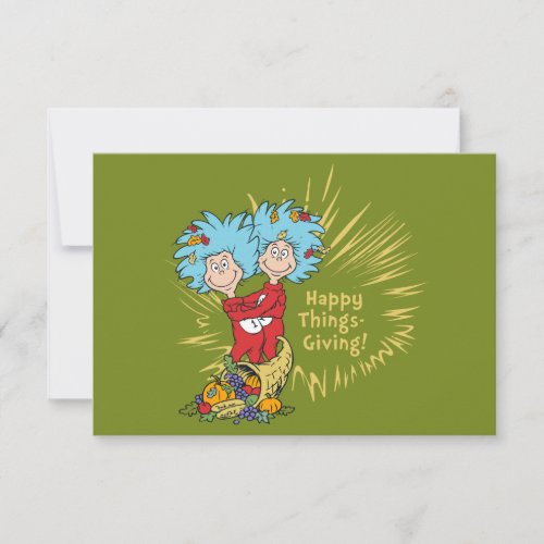 Thing 1 Thing 2 Happy Things_Giving Card