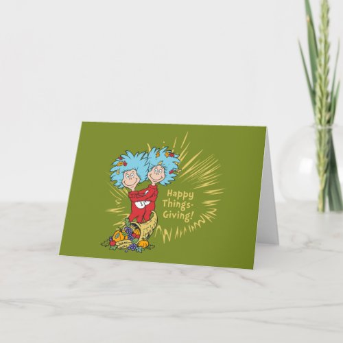 Thing 1 Thing 2 Happy Things_Giving Card