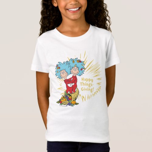 Thing 1 Thing 2 Happy Things_Giving T_Shirt