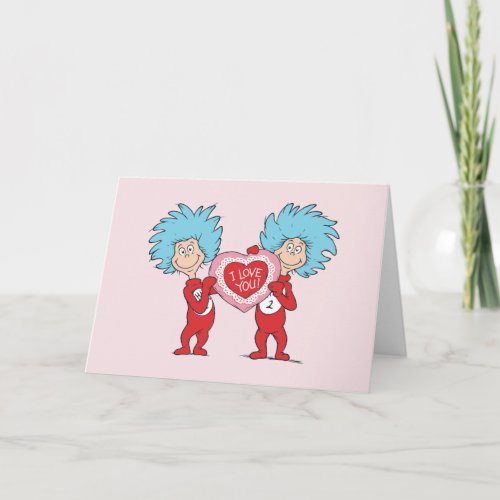 Thing 1 Thing 2 I Love You Card