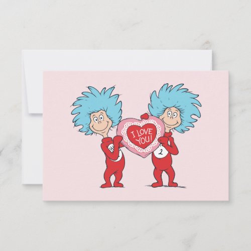 Thing 1 Thing 2 I Love You Card