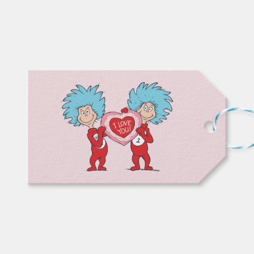 Thing 1 Thing 2 I Love You Gift Tags